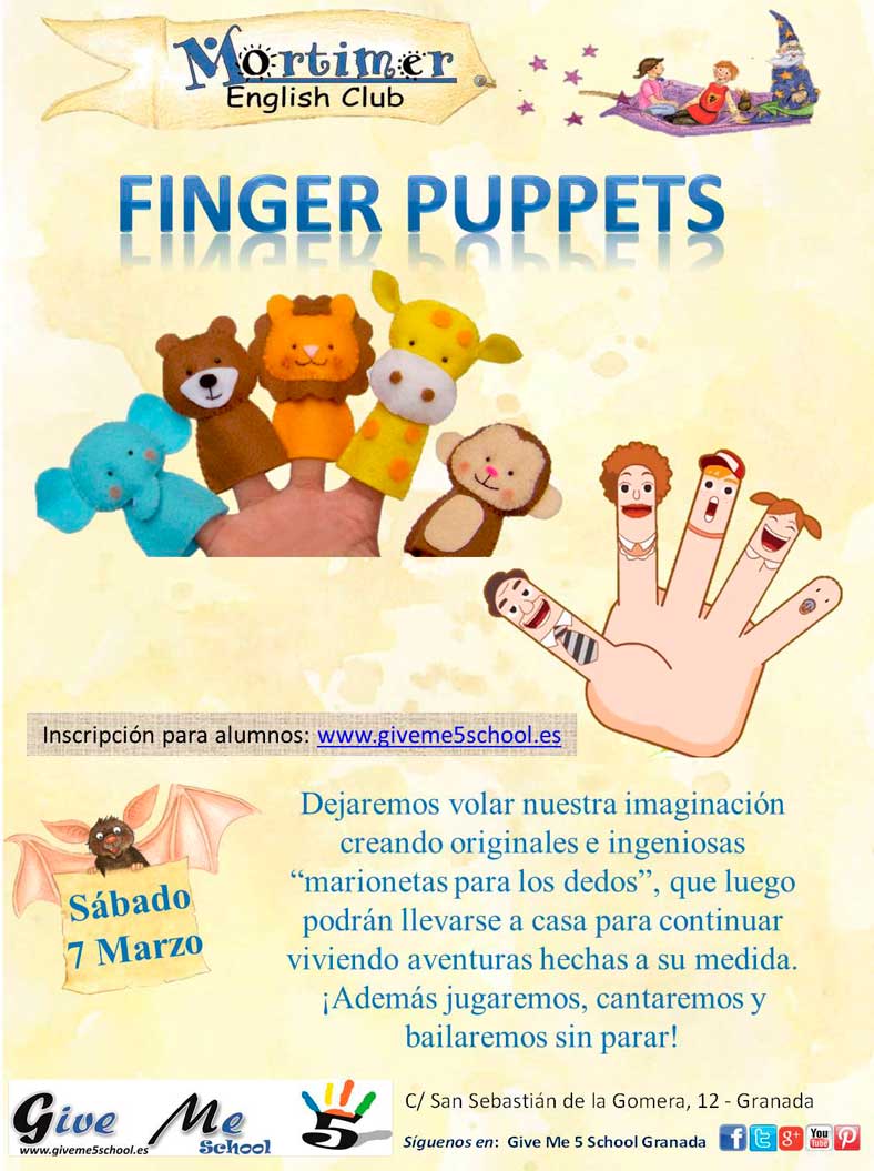 Taller 12. FINGER PUPPETS (Mar-14) Taller 12. FINGER PUPPETS (Mar-14)