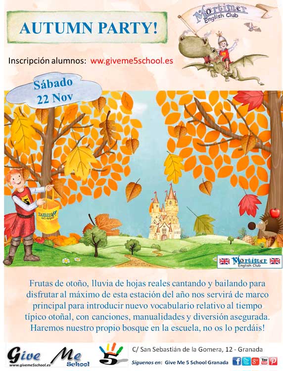 Taller 5. AUTUMN PARTY (Nov-14) Taller 5. AUTUMN PARTY (Nov-14)