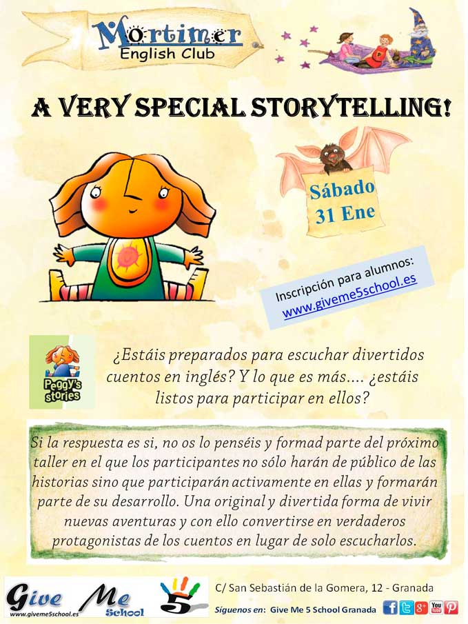 Taller 9. A VERY SPECIAL STORYTELLING (Ene-14) Taller 9. A VERY SPECIAL STORYTELLING (Ene-14)