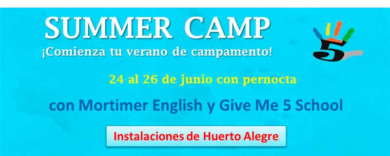SUMMER CAMP - Aula Naturaleza Huerto Alegre (Jun-15) Portada Huerto Alegre