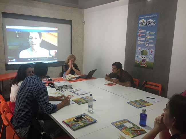 Nos visita KAROLA SCHEER, fundadora de Mortimer English Karola Mortimer English Club