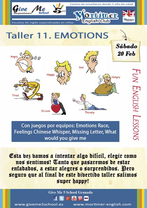 Taller 11. EMOTIONS (20 Feb) Taller-11. Emotions