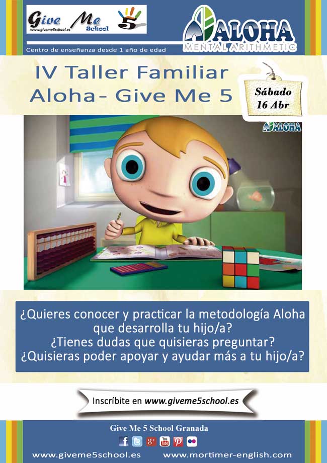 IV Taller Familiar ALOHA - GIVE ME 5 Taller IV Familiar Aloha (16-Abr)