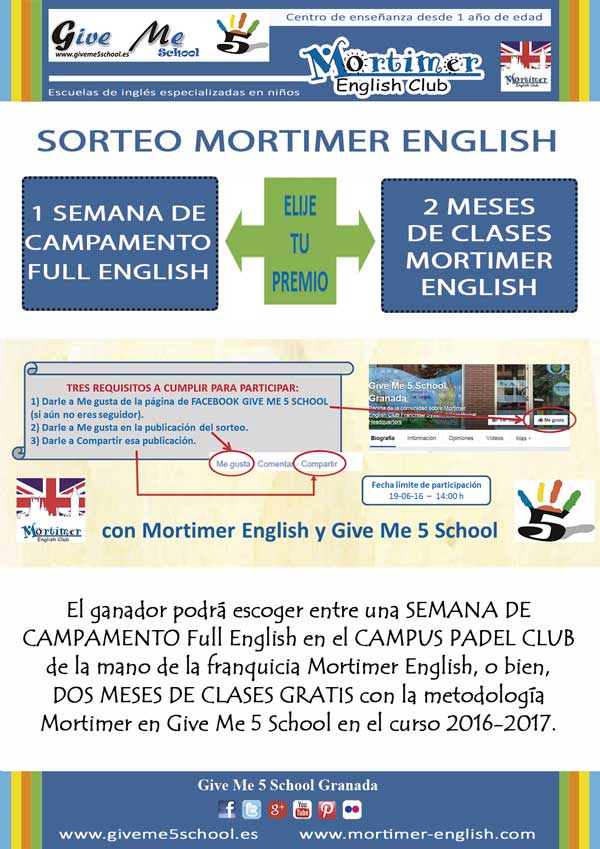 SORTEO - Mortimer English 2016 SORTEO Mortimer English Facebook