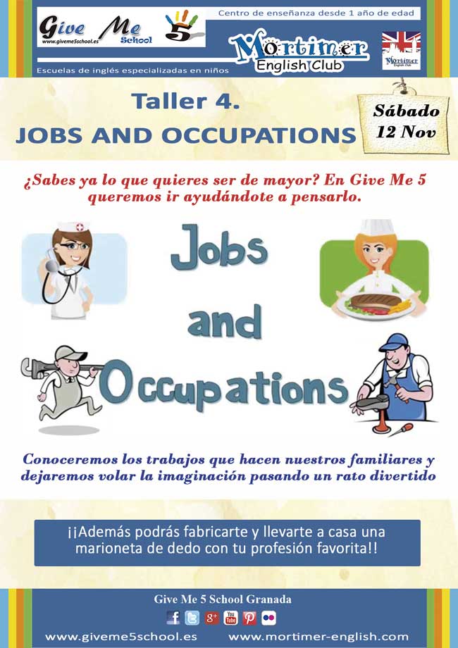 Taller 4. JOBS AND OCCUPATIONS (12 Nov) Taller 4. Jobs