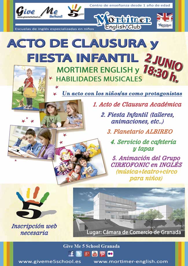 CLAUSURA y FIESTA INFANTIL - Give Me 5 (2 Jun-17) Acto-Clausura-2017