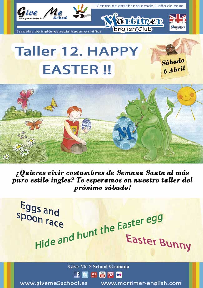 Taller 12. HAPPY EASTER! (6 Abr) Taller 12. Easter