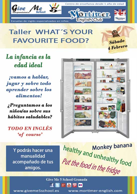 Taller WHAT´S YOUR FAVOURITE FOOD? (4 Feb) Taller WHAT´S YOUR FAVOURITE FOOD? (4 Feb)