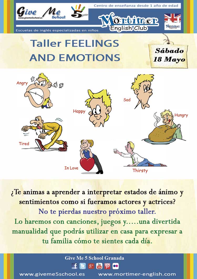 Taller FEELINGS AND EMOTIONS (18 Mayo) Taller FEELINGS AND EMOTIONS (18 Mayo)